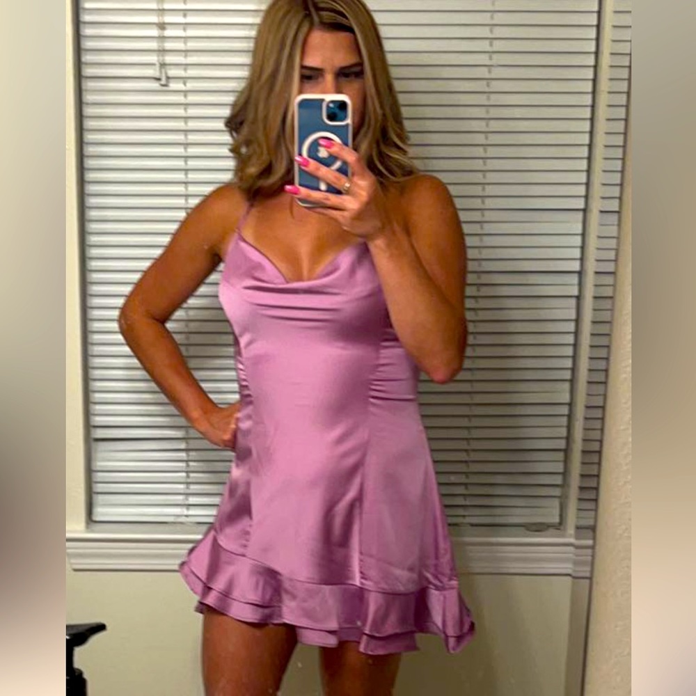 Lilac spring/ summer dress